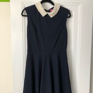 Beaded collar dress